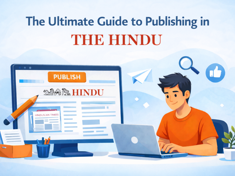 Publish in The Hindu