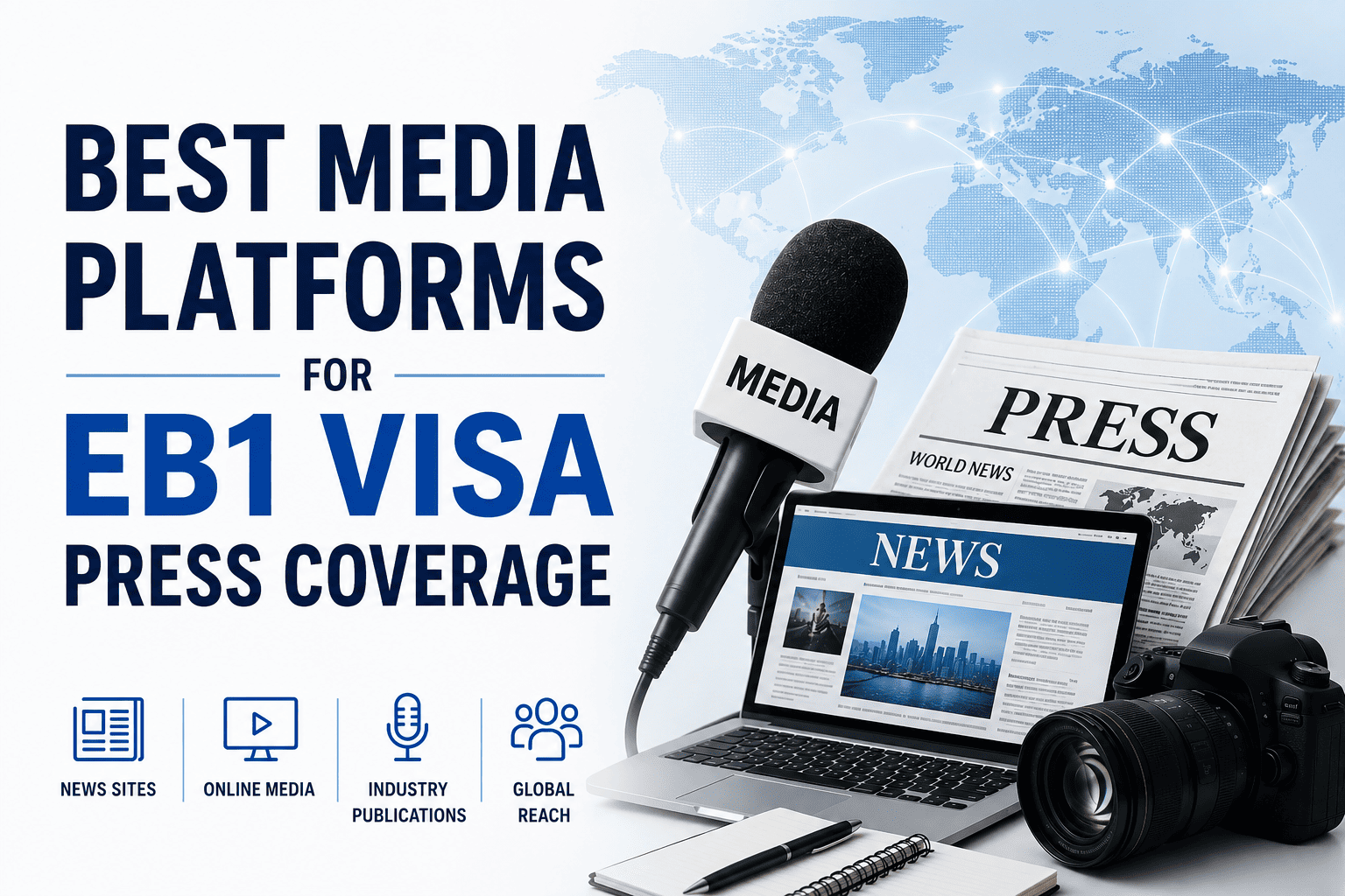 Best Media Platforms for EB1 Visa Press Coverage